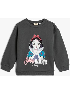 Koton Koton 4WKG10695AK Koton Kız Çocuk Sweat Antrasit