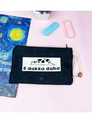 5 Dakka Daha Tasarımlı Bez Kalemlik Cüzdan