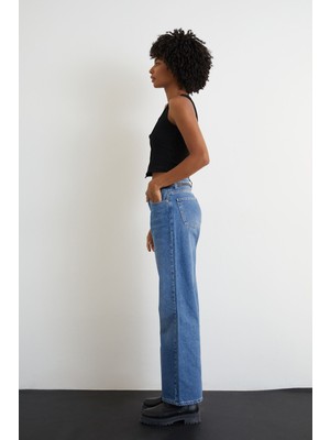 Spesniks Wide Leg Jean-Mavi