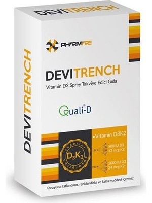 Pharmare Devitrench Vitamin D3K2 Sprey 40 ml
