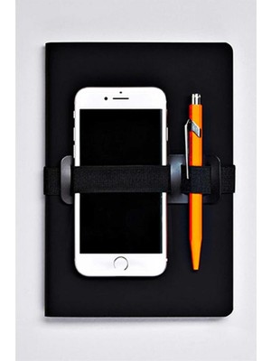 Nuuna Gri Noktalı A5 Defter Voyager Black