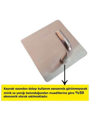 Ardini Kendinden Yapışkanlı Askılık Krom-05 Pakette 5 Adet