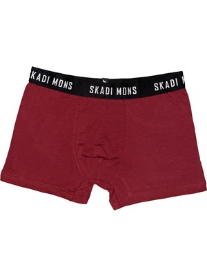 Skadi Mons Basic Erkek Bordo Boxer
