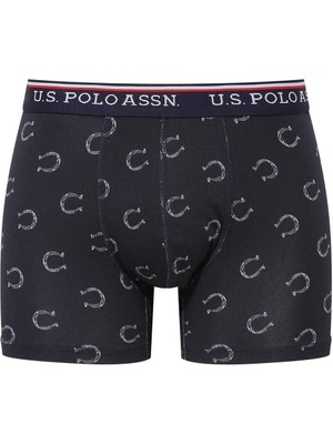 U.S. Polo Assn. 10 Adet Baskılı Erkek Modal Boxer