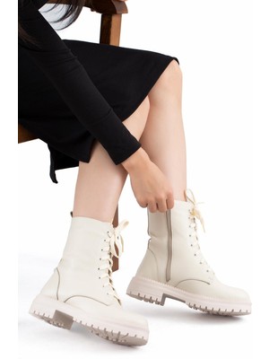 Stilbagshoes Susan Deri Kadın Postal Bej