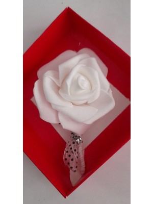 Yağmur Sanat Damat Yaka Çiçeği  Rozet