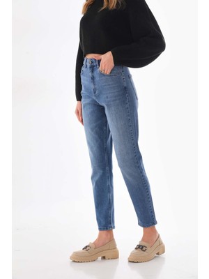 Finger Print Mavi Slim Fit Mom Jean