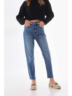 Finger Print Mavi Slim Fit Mom Jean