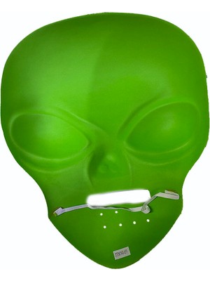 Ghoulish Productions Green Alien Mask 45X30 cm ( Uzaylı )