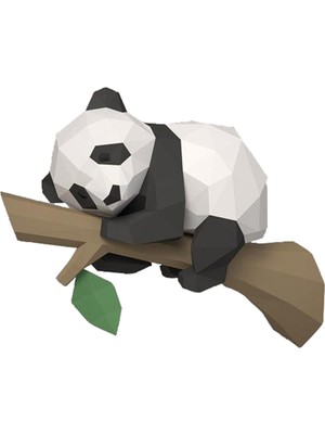 Sagrado 3D Hayvan Kağıt Modeli, Ev Dekorasyonu Için Ağaç Geometrik Origami Üzerinde Panda, Duvar Dekorasyonu, Eğitici Çocuk Oyuncakları, A (Yurt Dışından)