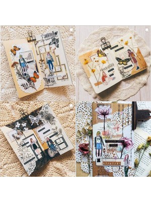 Sagrado Günlük Scrapbooking Için 101 Adet Insanlar Çıkartmalar, Kentsel Moda Kız Karalama Defteri Etiket Önemsiz Dergisi Malzemeleri Kiti (Yurt Dışından)