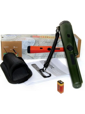 Goint Gp-Pointer Goint GP-Pointer Altın Metal Dedektörü - 25 cm Ölçüm Mesafesi, Yeşil Renk, Hediye Pil ile, Taşınabilir Kullanım