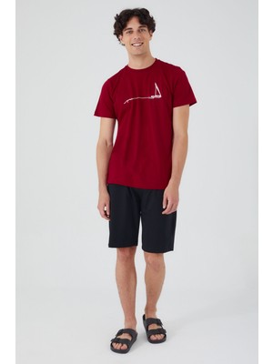 Arnetta Erkek Bermuda Takım Bordo