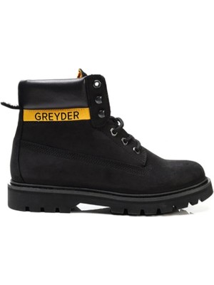 Greyder 10450 Erkek Siyah Deri Günlük Bot