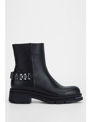 Tamer Tanca Kadın Deri Casual Bot 231 1056 Bn Bot SK23/24