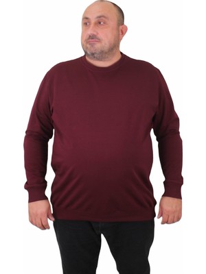 Moc Grande Mocgrande Büyük Beden Sıfır Yaka Classic Sweat 23216 Murdum