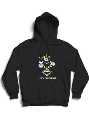 The Fame Five Nights At Freddy's, 5naf, Fnaf, Let's Celebrate, Oyun, Game Kapüşonlu Sweatshirt Hoodie