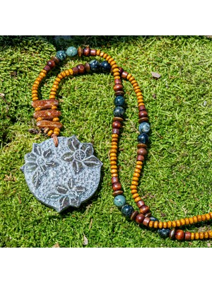 İndafel Hayat El Işçiliği Serpantin Kolye