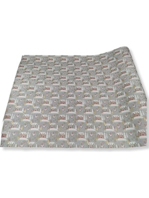 Roco Paper Co. Roco Paper Italyan Premium Yılbaşı Hediye Paketleme Ambalaj Kağıdı Rulo NO:449F 70*300 cm