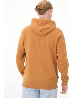 Timberland TB0A6FKMP471 Timberland Ls Cursive Hoodie Sweatshirt Regular Erkek Sweatshirt Kahve