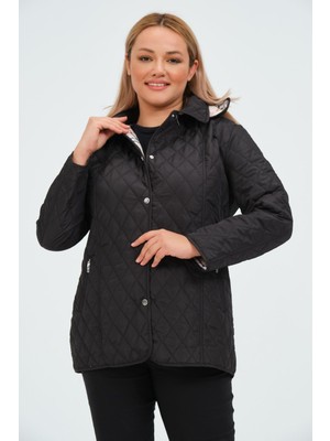 Glr & Gym Güzide Kadın Mevsimlik Kısa Kapitone Mont