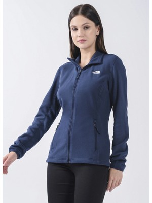The North Face Kadın Polar Sweatshirt Koyu Mavi