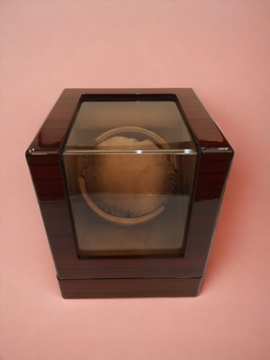 Stand Market  Otomatik Saat Kurma Kutusu, Watch Winder Piano Brown Tekli