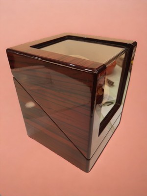 Stand Market  Otomatik Saat Kurma Kutusu, Watch Winder Piano Brown Tekli