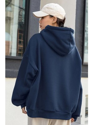 Only Trendwear Teamed Baskılı Oversize Sweatshirt