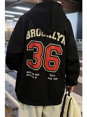 Only Trendwear Erkek 36 Brooklyn Baskılı Oversize Sweatshirt