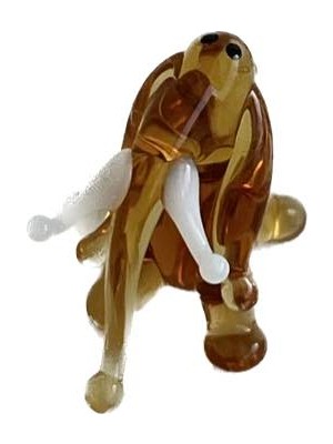 Hasyılmaz El Yapımı Mini Murano Cam Mamut Biblo A142-03