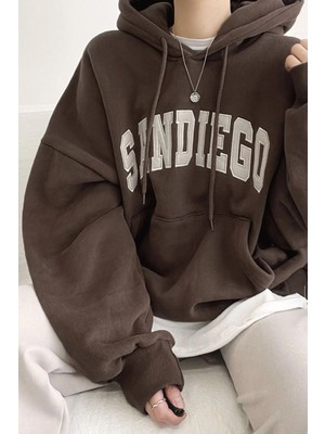 Only Trendwear Sandiego Baskılı Oversize Sweatshirt