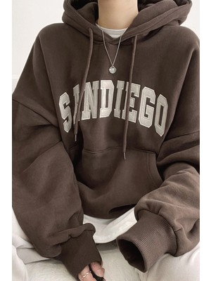 Only Trendwear Sandiego Baskılı Oversize Sweatshirt