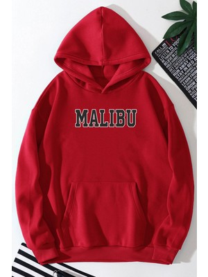 Only Trendwear  Malıbu Baskılı Oversize Sweatshirt