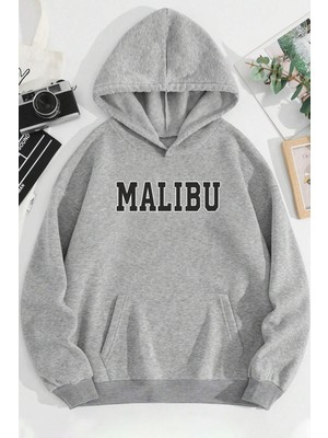 Only Trendwear  Malıbu Baskılı Oversize Sweatshirt