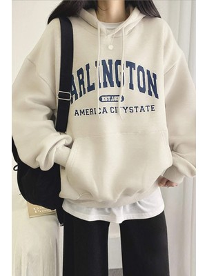 Only Trendwear Arlington Baskılı Oversize Sweatshirt