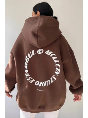 Only Trendwear Unisex Mcllctn Baskılı Oversize Sweatshirt