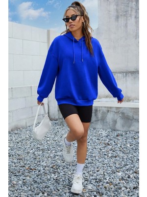 Only Trendwear Blues Butterfly Baskılı Oversize Sweatshirt