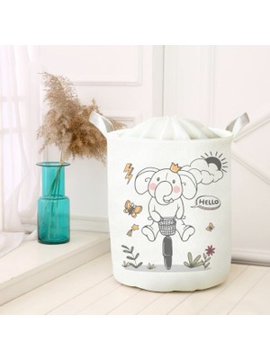 Lina Home Dijital Baskılı Çok Amaçlı Sepet Model 40007