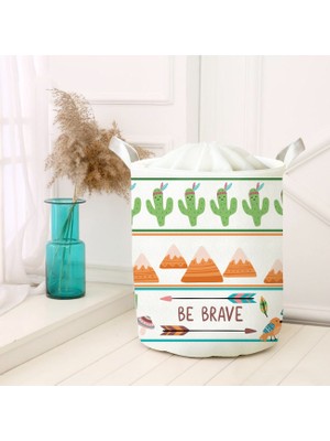 Lina Home Dijital Baskılı Çok Amaçlı Sepet Model 00344