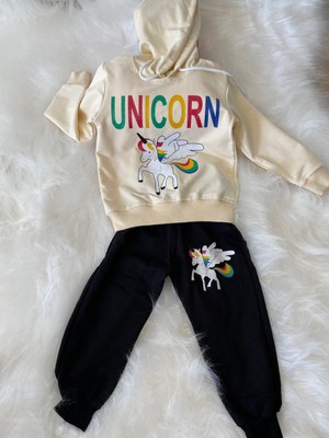 Lolipop Kids Store Unicorn Kapşonlu Eşofman Takımı