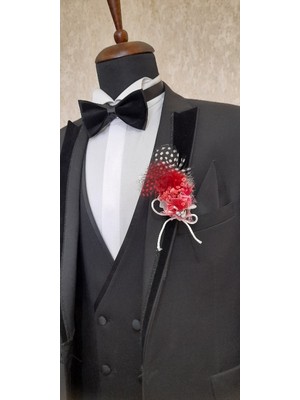 Yağmur Sanat Damat Yaka Çiçeği Rozeti