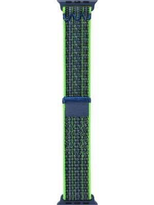 Pilanix Apple Watch Ultra 49 mm Için Kırçıllı Çırtçırtlı Hasır Kumaş Krd-91 Kayış-Kordon