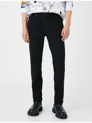 Koton Slim Fit Kot Pantolon Brad Jean