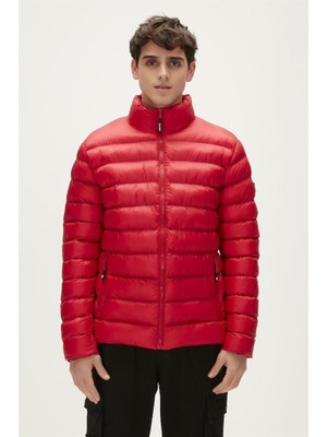 Bad Bear Erkek Mont Kırmızı Boss Puffer Erkek Mont 23.02.15.001-KIRMIZI
