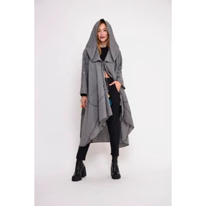 Bohem Stil Cadı Kapüşonlu Cepli Boho Mevsimlik Panço & Kap