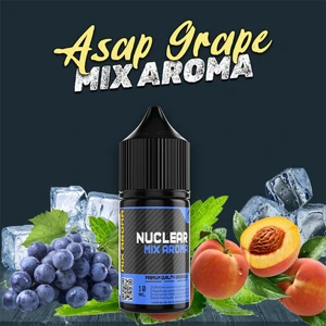 Nuclear Kimya Mix Aroma Asap Grape Nastly Juice Siyah Üzüm Buz Gıda Aroması 10 ml