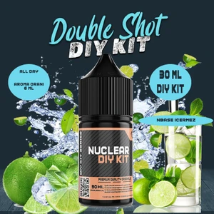 Nuclear Kimya Double Shot 30 60 100 ml Dıy Kit  Gıda Aroması ( 6 ml Aroma Içerir )