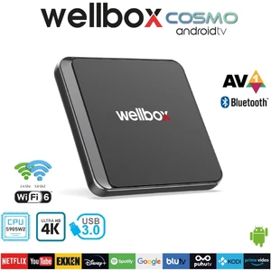 Cosmo 4K Wi-Fi 6 USB 3.0 - Bluetooth Android TV Box 2gb Ram 16GB Hafıza