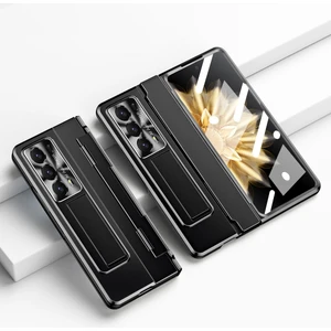 Honor Magic V2 5g Menteşe Koruma Sabit Pc Vasası Kickstand Telefon Kapağı (Yurt Dışından)